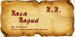 Maša Magud vizit kartica